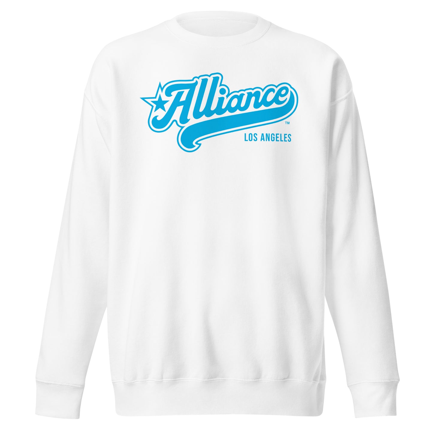 Adult LA Alliance Lacrosse Cotton Heritage Crewneck Sweatshirt