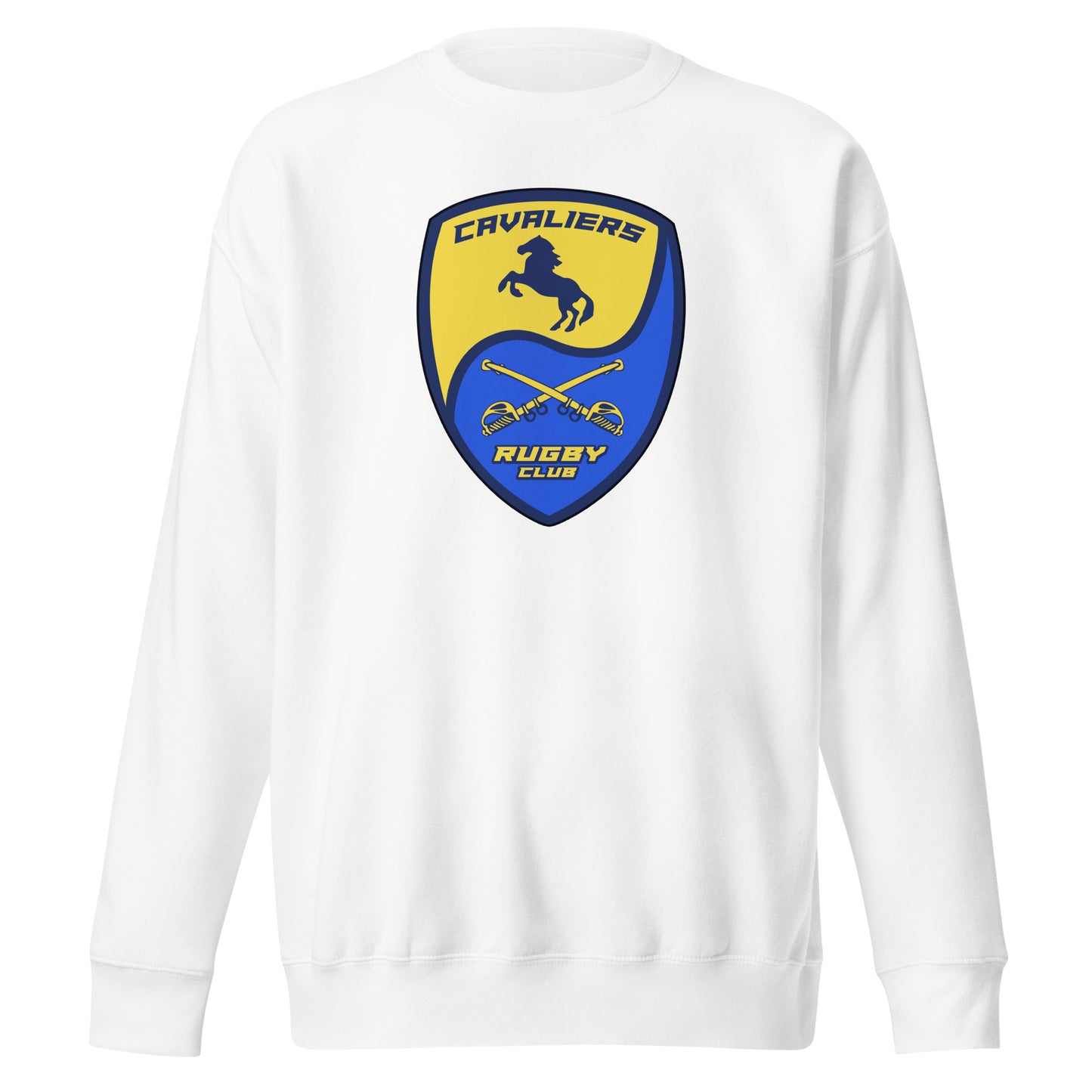 Adult Cavaliers Rugby Cotton Heritage Crewneck Sweatshirt
