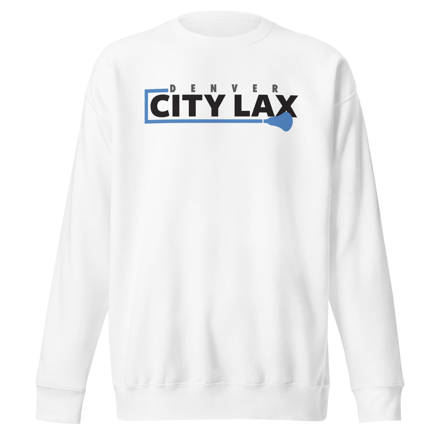 Adult Denver City Lax Cotton Heritage Crewneck Sweatshirt