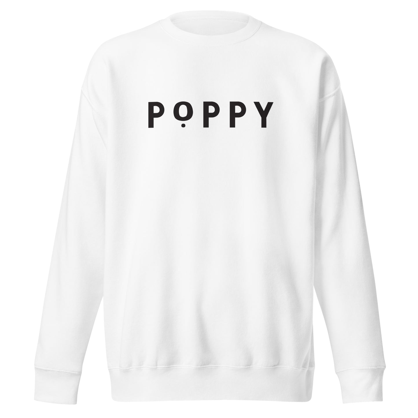Adult Poppy Flowers Cotton Heritage Crewneck