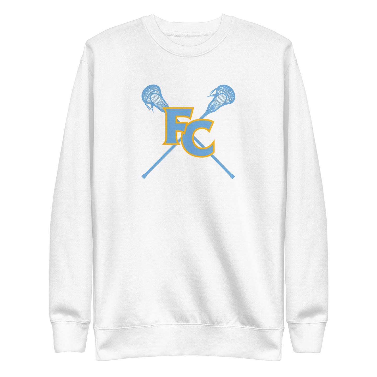 Adult First Colonial HS Lacrosse Cotton Heritage Crewneck Sweatshirt