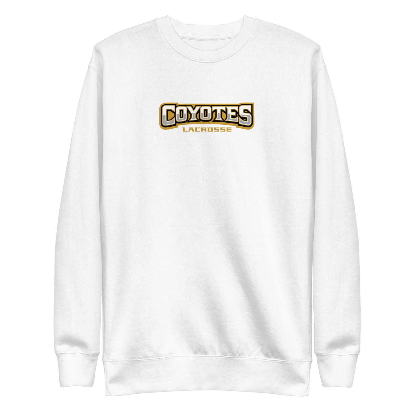 Adult Coyotes Lacrosse Cotton Heritage Premium Sweatshirt
