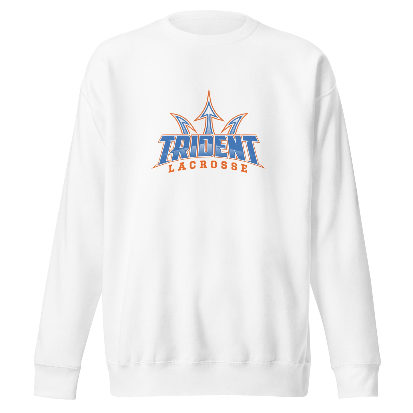 Adult Trident Lacrosse Cotton Heritage Crewneck Sweatshirt