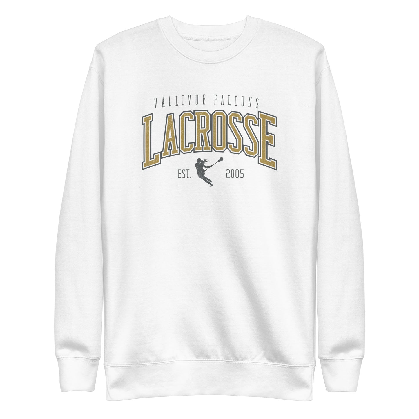 Adult Vallivue Lacrosse Cotton Heritage Sweatshirt