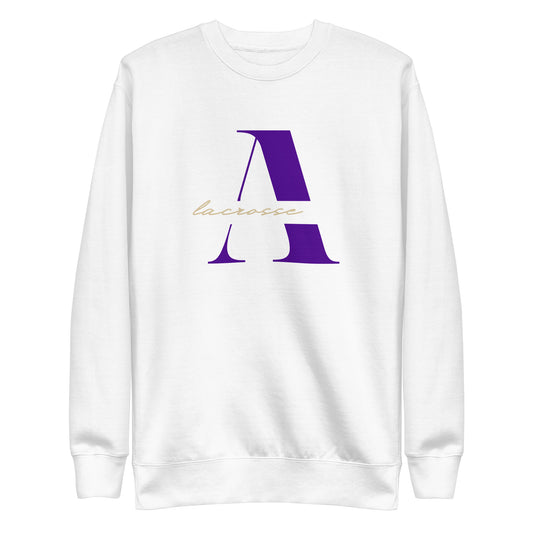 Adult Amsterdam Lacrosse Cotton Heritage Crewneck Sweatshirt