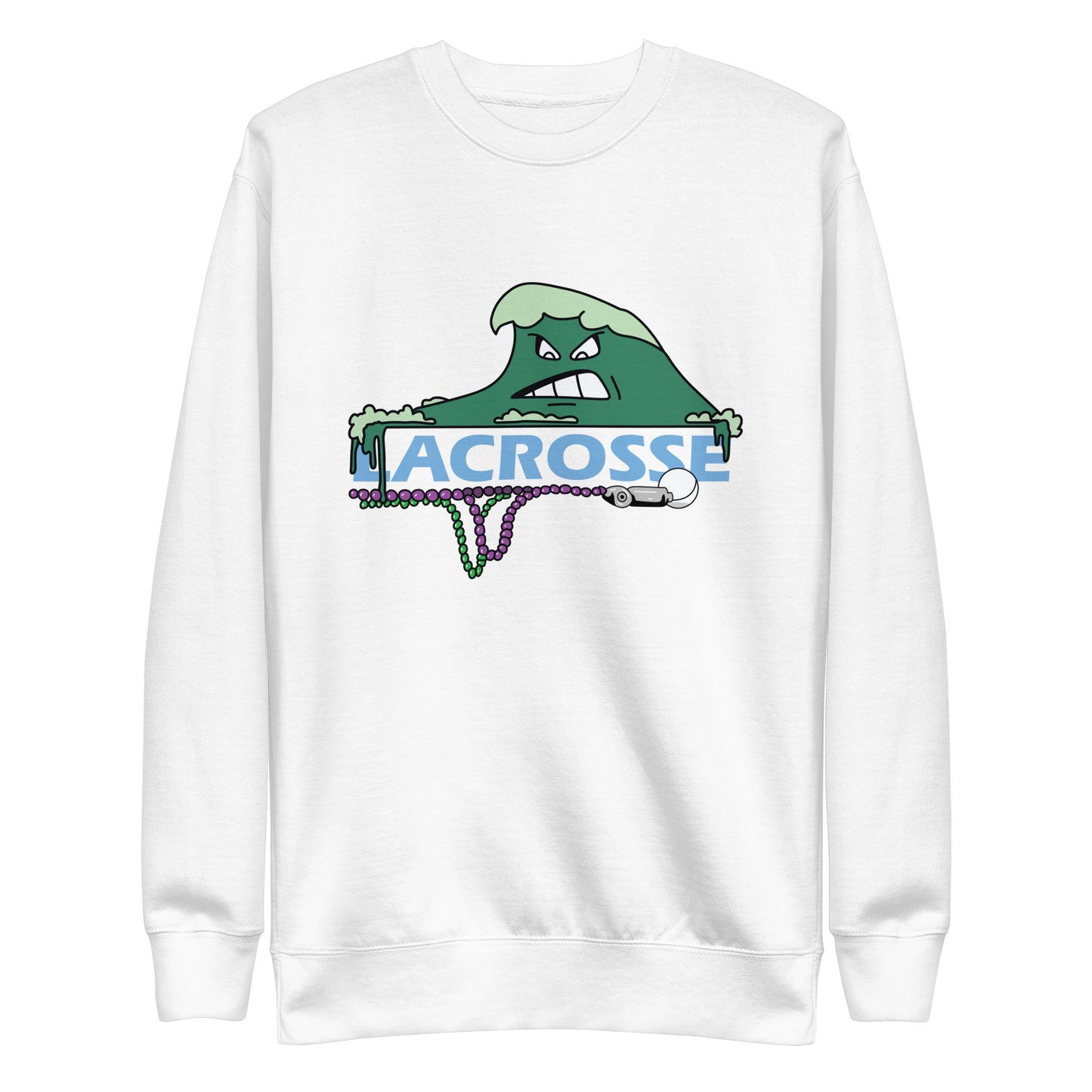 Adult Tulane Lacrosse Cotton Heritage Sweatshirt