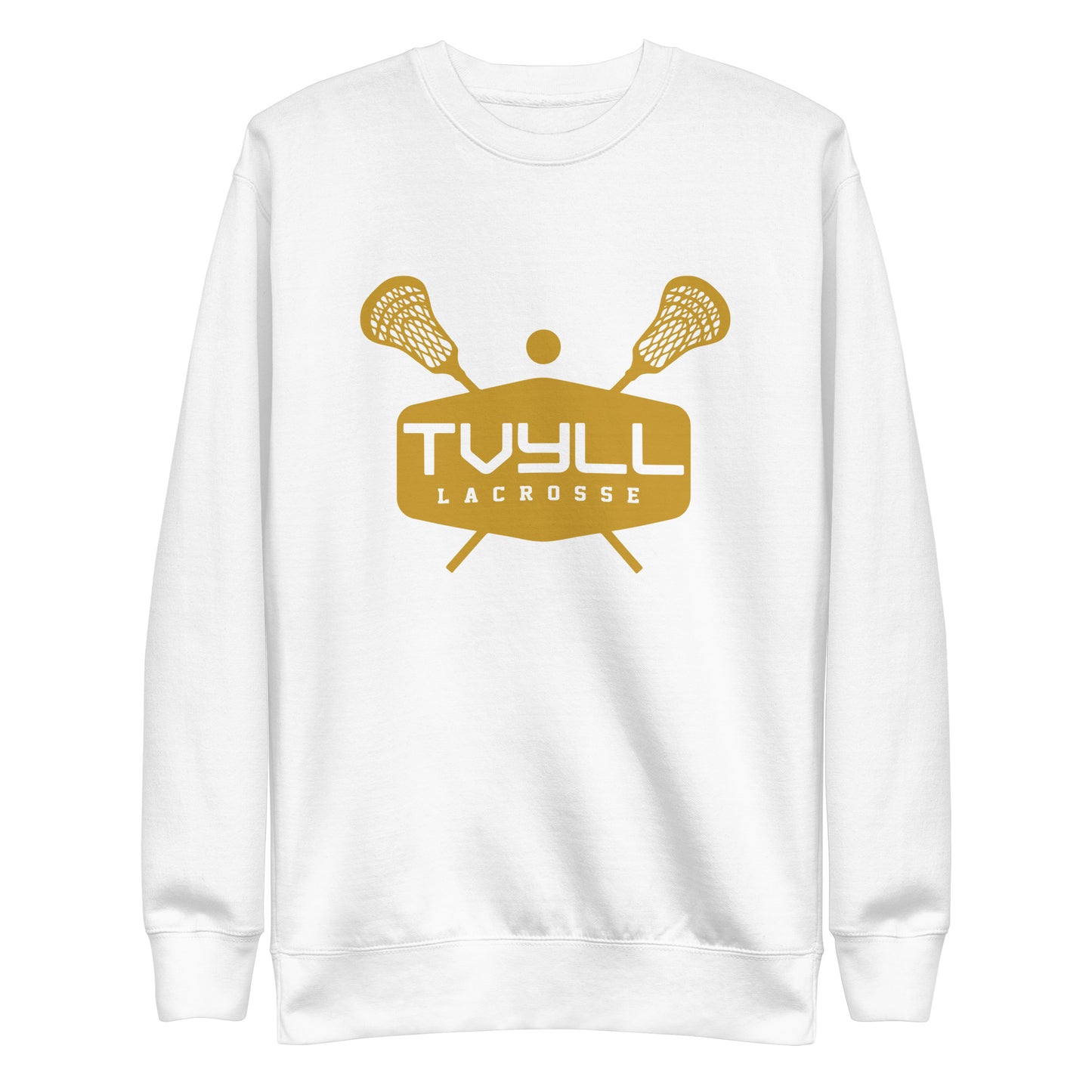Adult TVYLL Lacrosse Cotton Heritage Premium Sweatshirt
