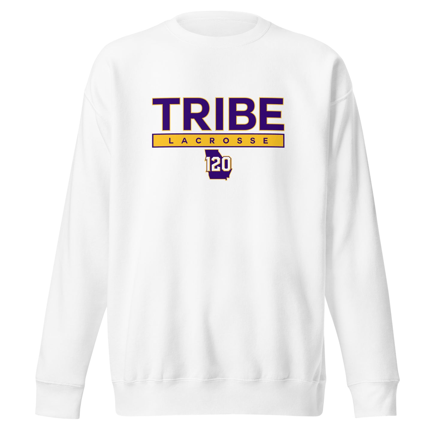 Adult Georgia 120 Tribe Cotton Heritage Crewneck Sweatshirt
