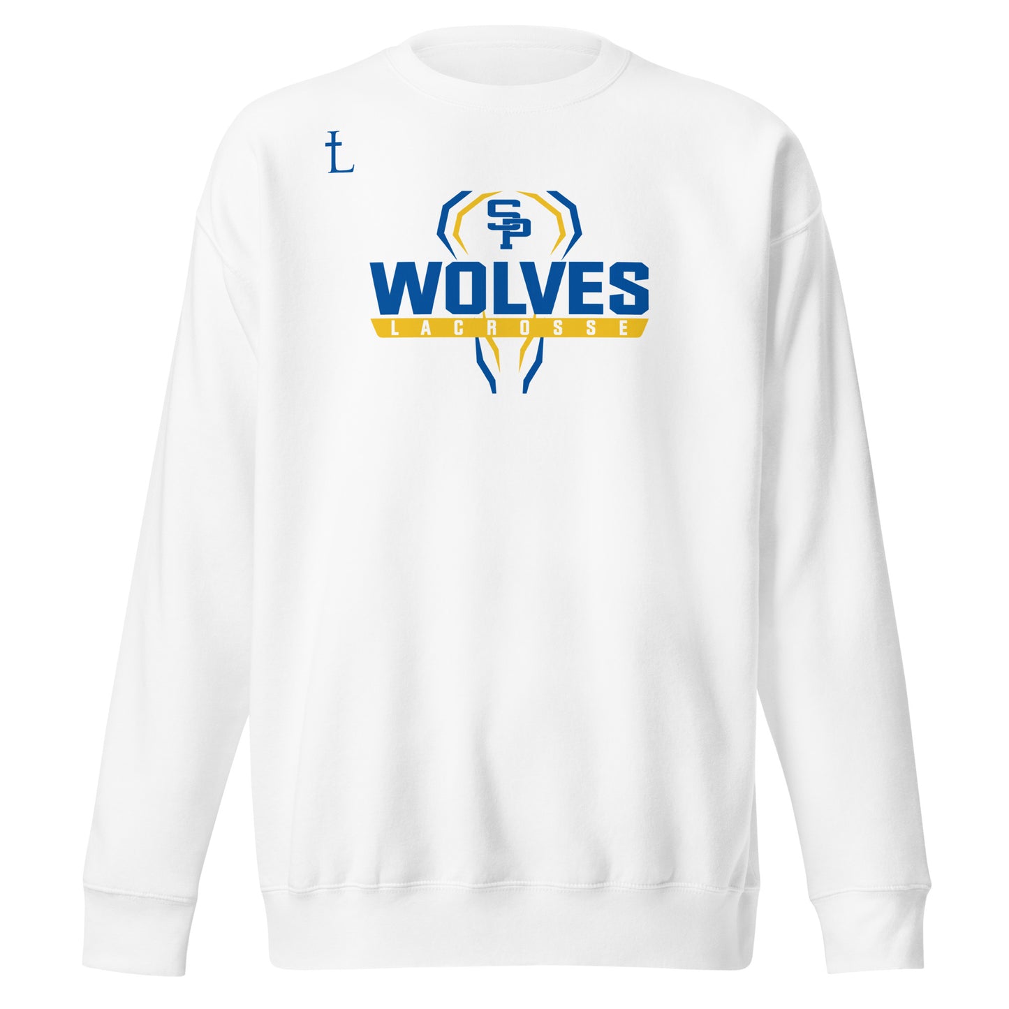 Adult Saint Paul's Lacrosse Cotton Heritage Crewneck Sweatshirt