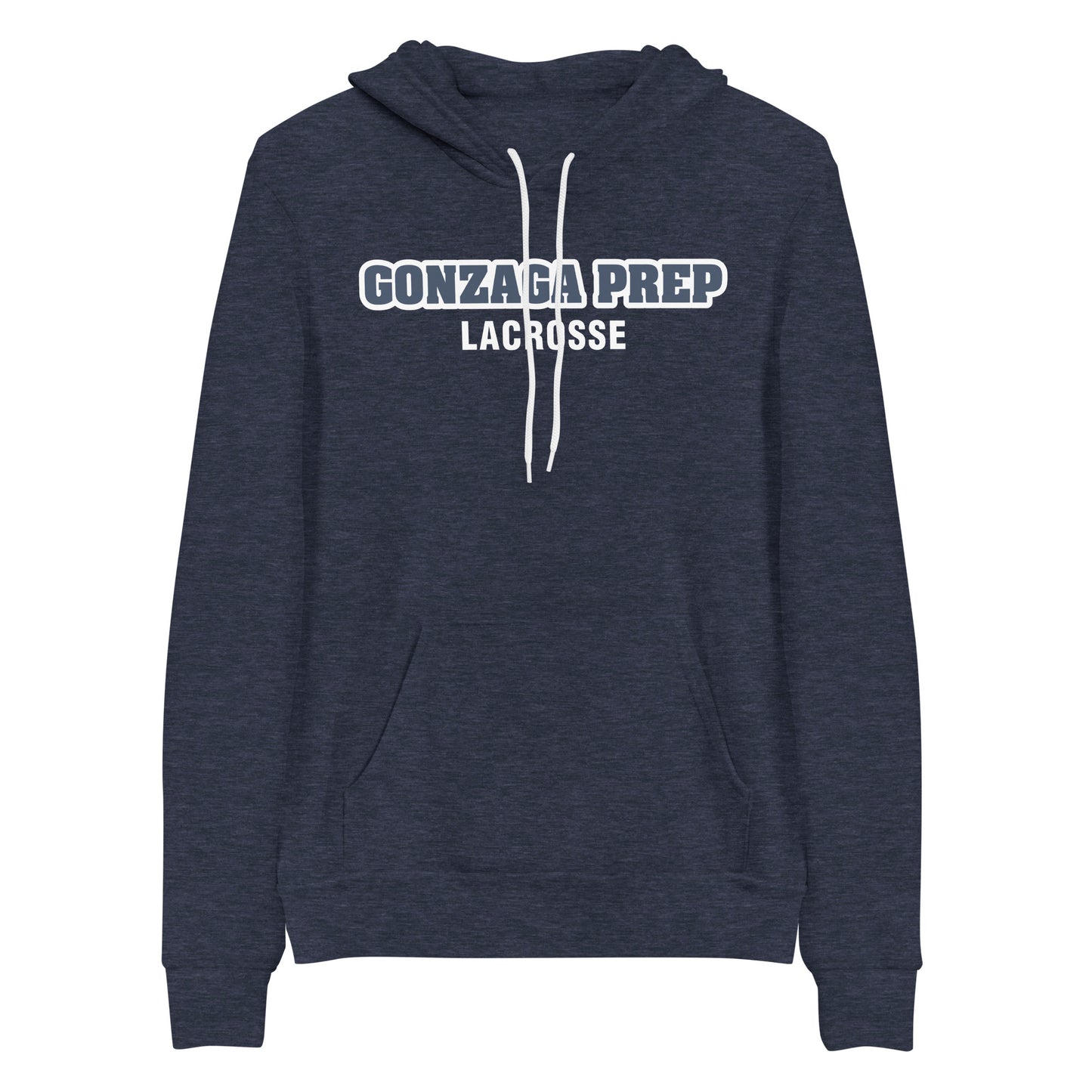 Adult Gonzaga Prep Lacrosse Bella + Canvas Fleece Hoodie