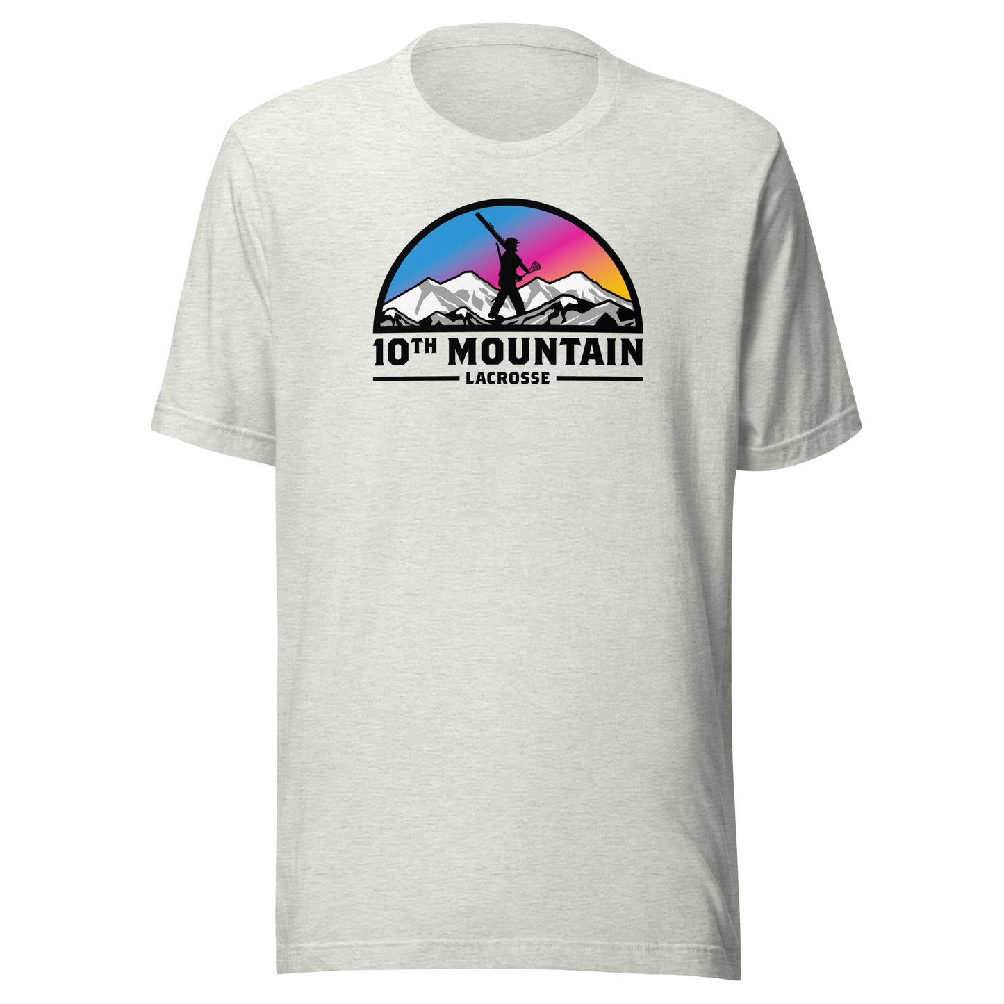 Adult 10th Mountain Lacrosse Bella + Canvas T-Shirt