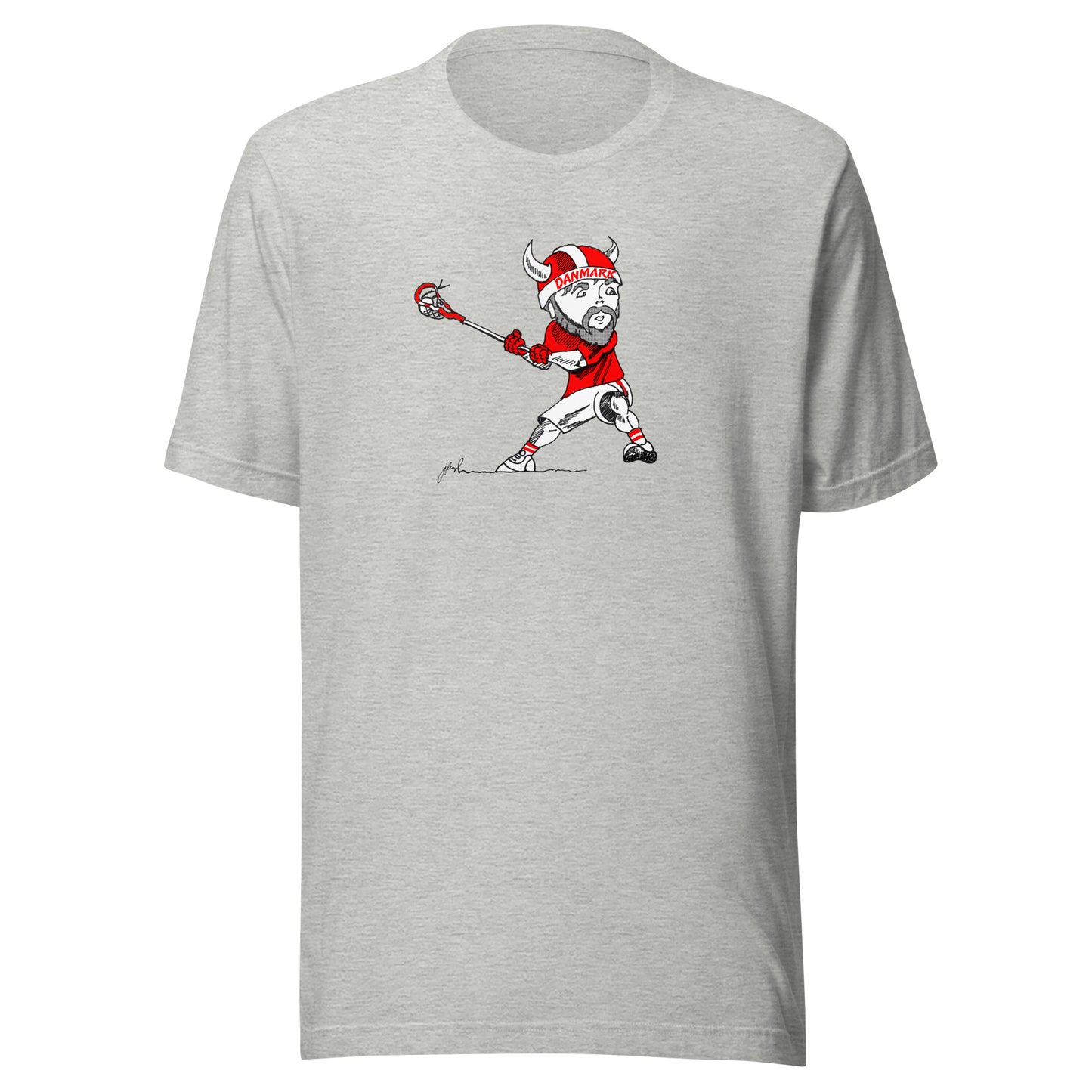 Adult Denmark Lacrosse Bella + Canvas T-shirt