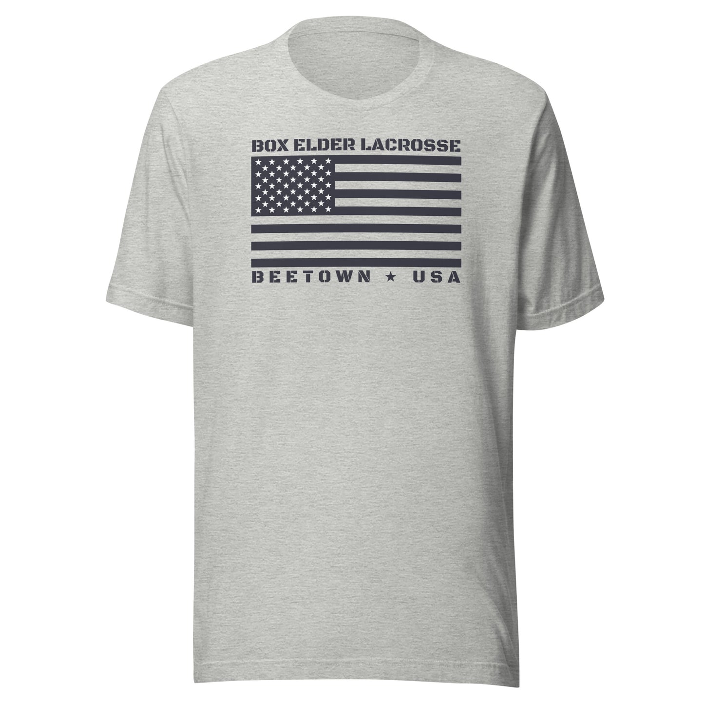 Adult Box Elder Lacrosse Bella + Canvas T-shirt