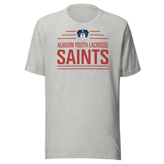 Adult Auburn Lacrosse Bella + Canvas Short Sleeve Cotton Tee