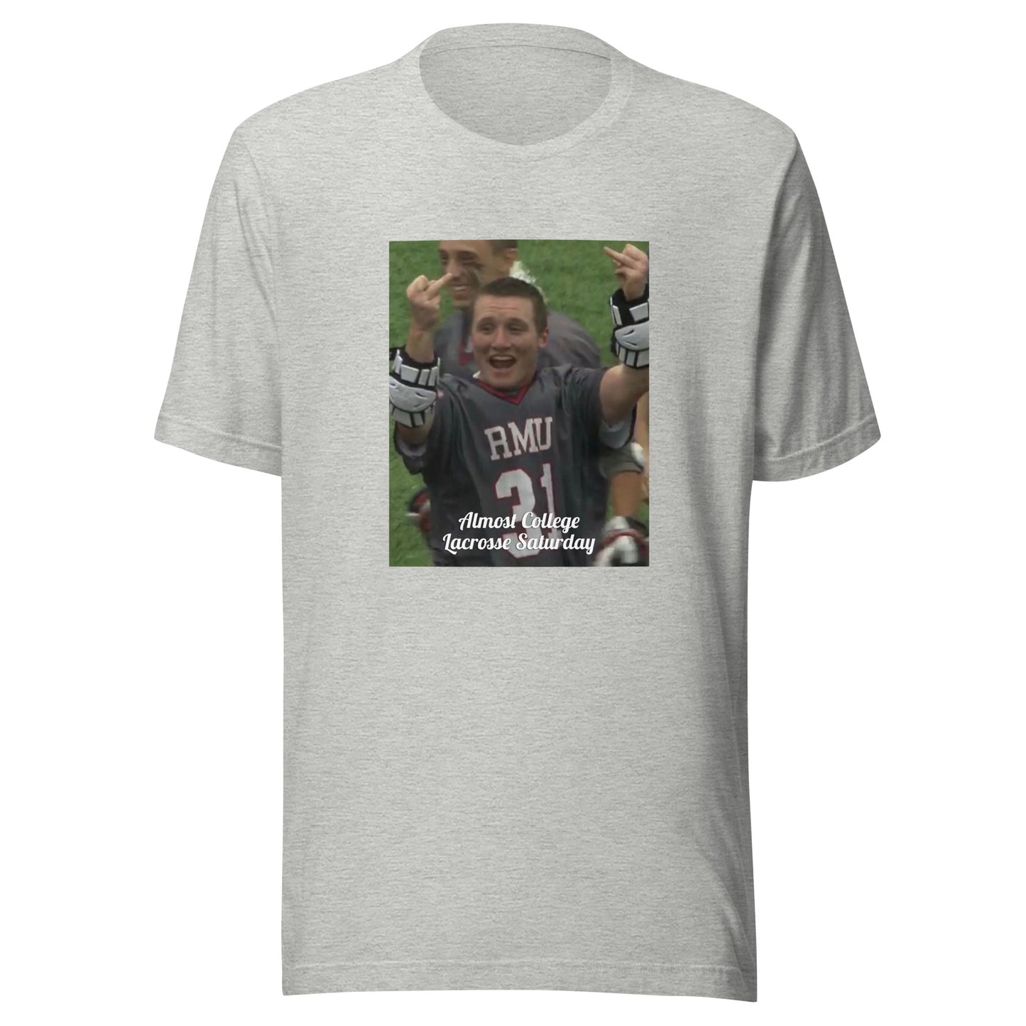 Adult No Context Lacrosse B+C T-shirt