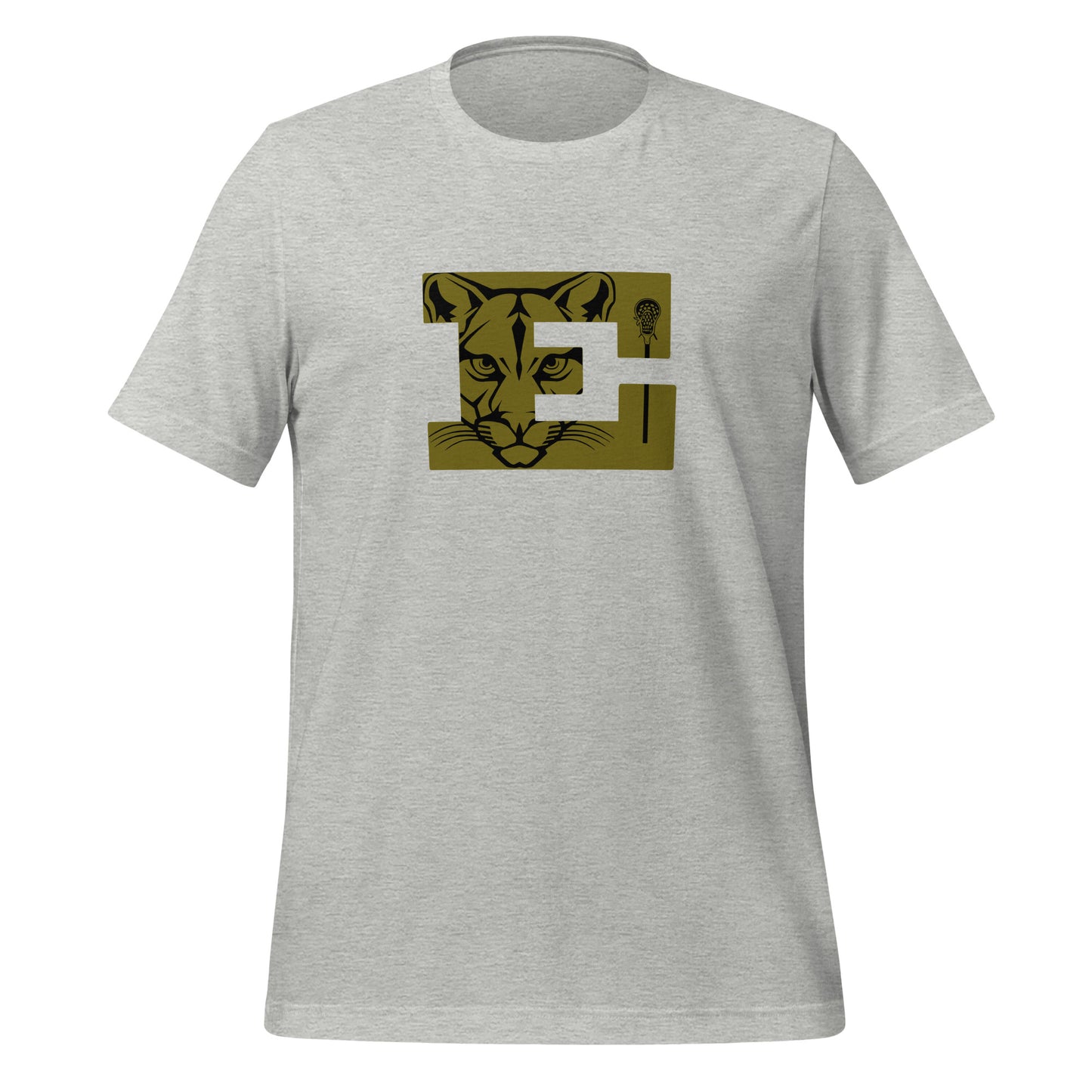 Adult Evergreen High School Lacrosse Bella + Canvas T-shirt