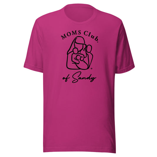 Adult MOMS Club of Sandy Bella + Canvas T-shirt