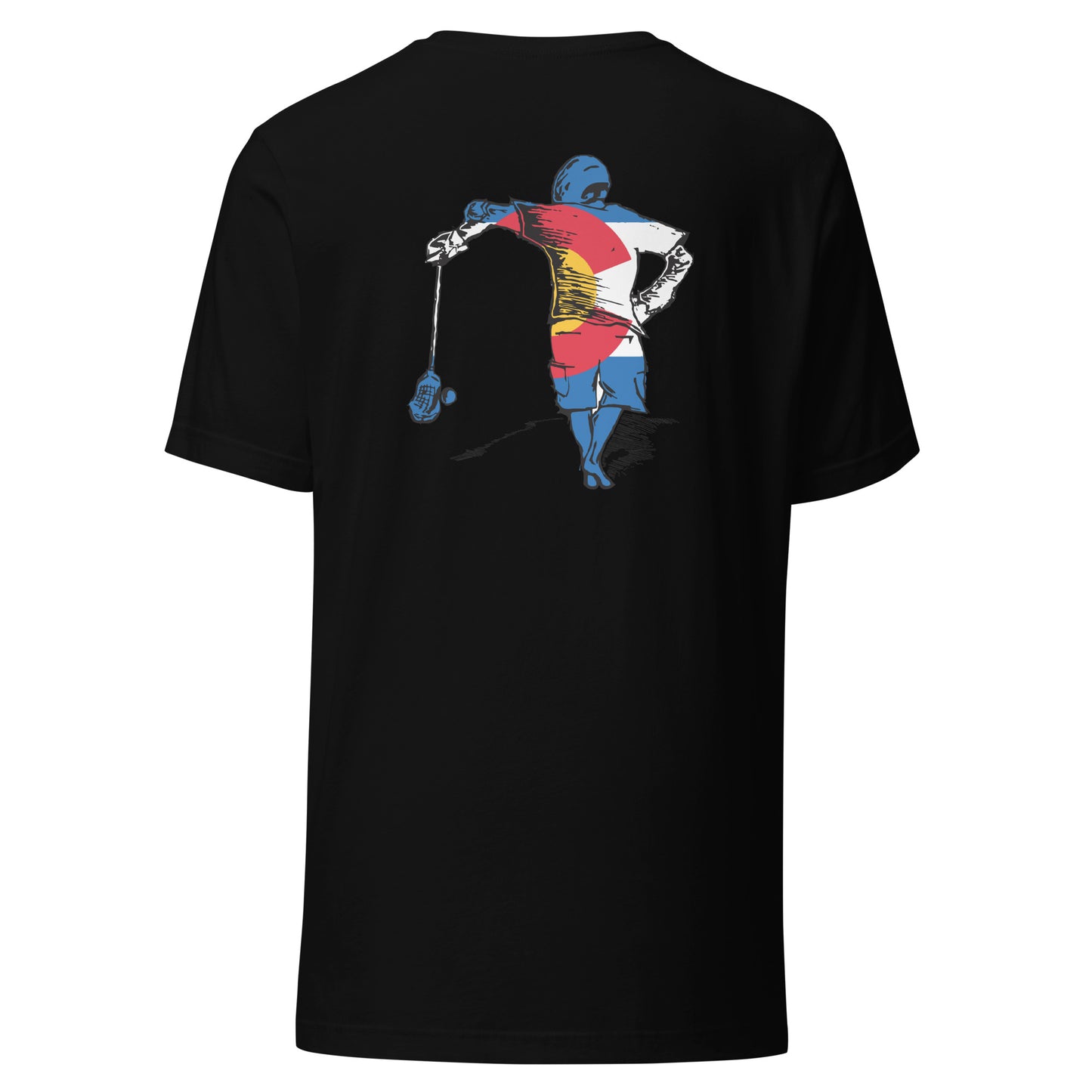 Adult POWLAX Bella + Canvas T-Shirt (Front & Back)