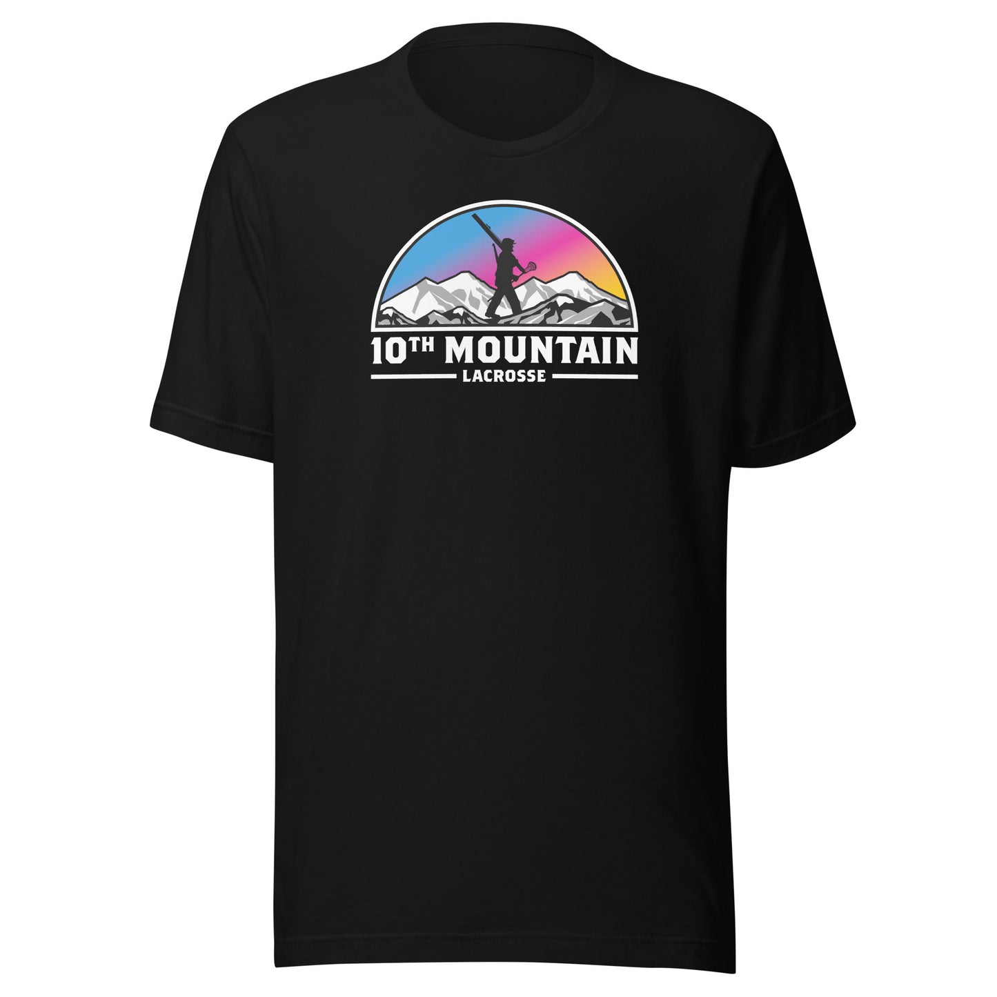 Adult 10th Mountain Lacrosse Bella + Canvas T-Shirt