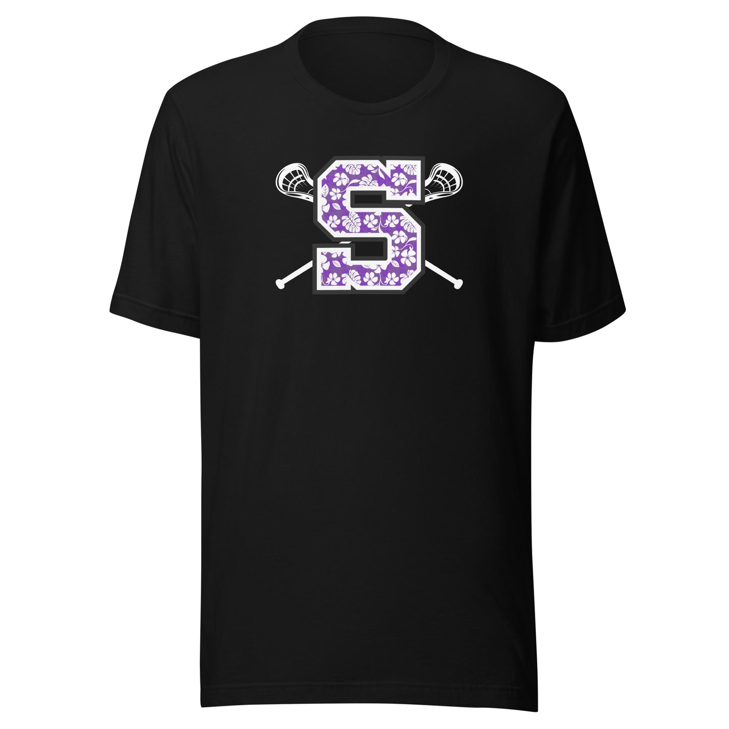 Adult Sunset Lacrosse Bella + Canvas T-shirt