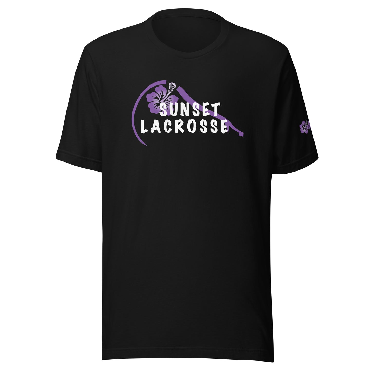 Adult Sunset Lacrosse Bella + Canvas T-Shirt | Ohana