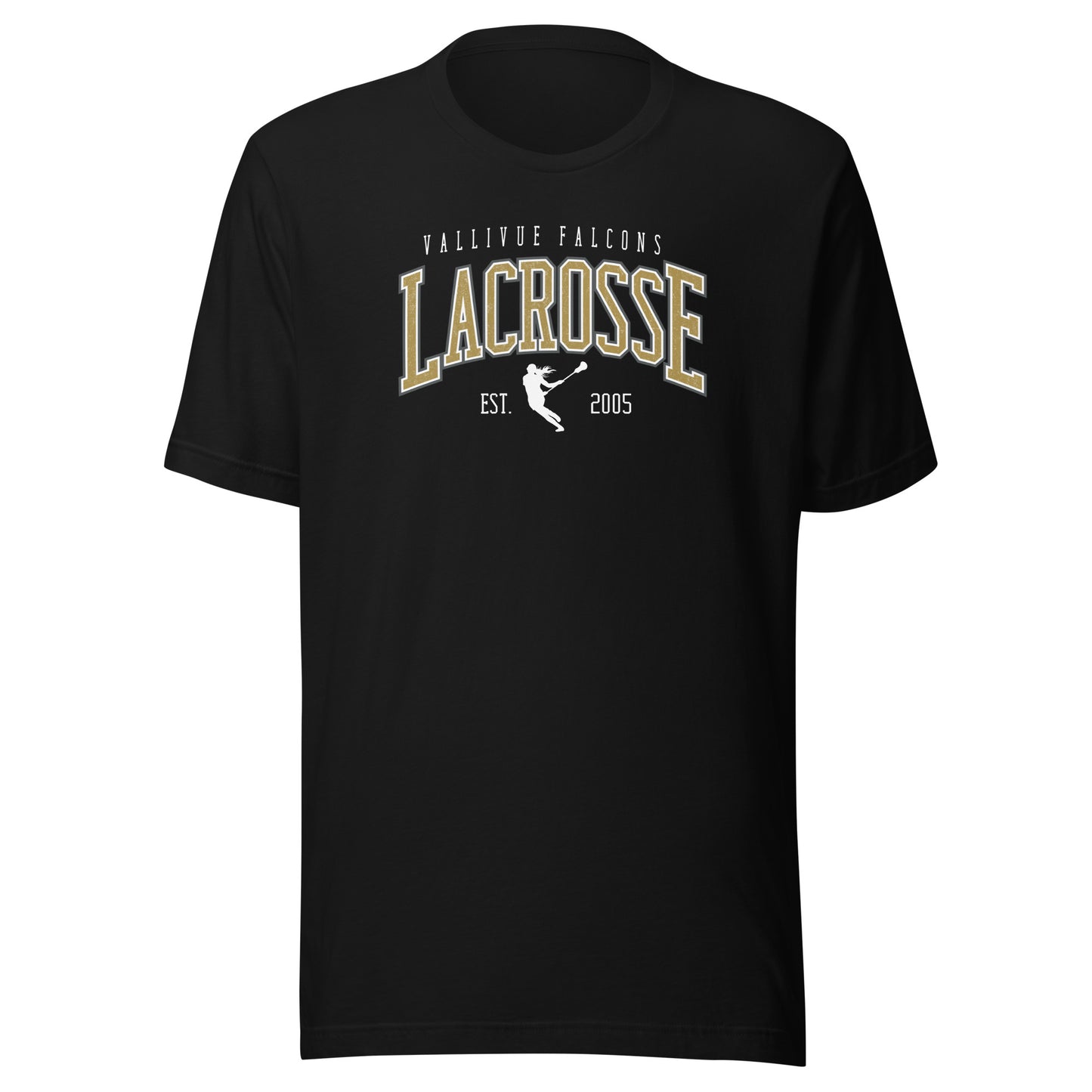Adult Vallivue Lacrosse Bella + Canvas T-shirt