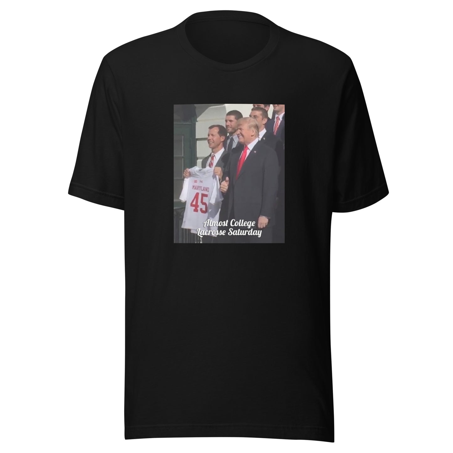 Adult No Context Lacrosse B+C T-shirt