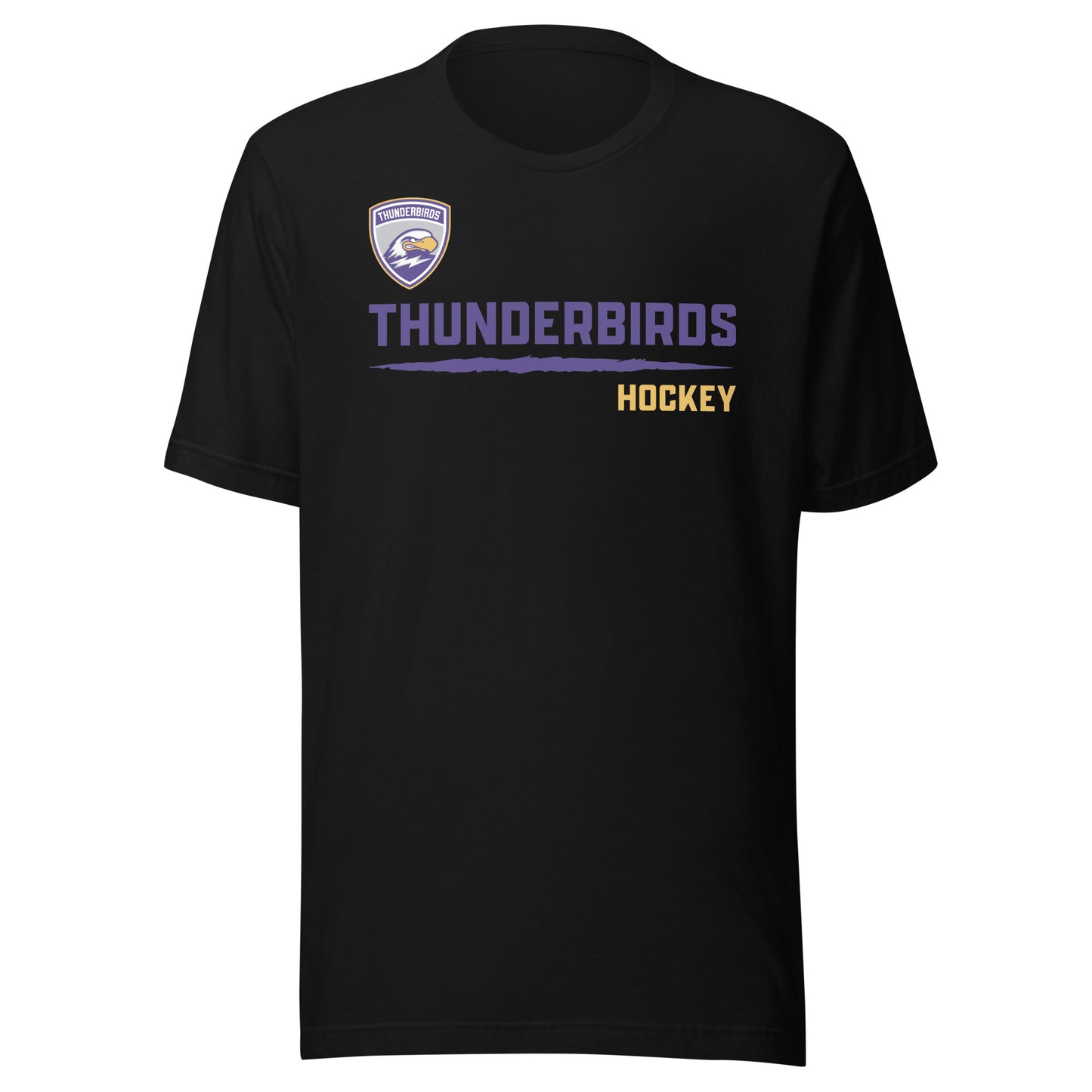 Adult Thunderbirds Hockey Bella + Canvas T-shirt