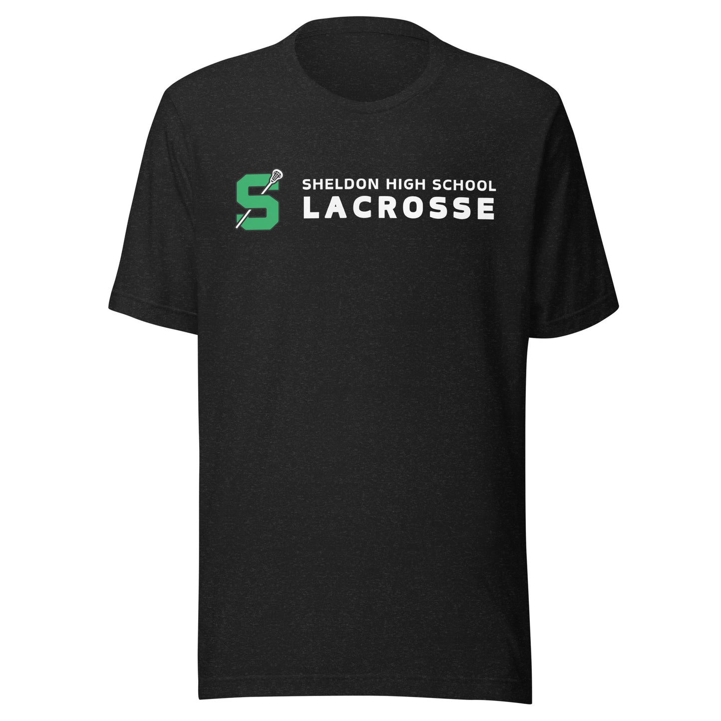 Adult Sheldon Boys and Girls Lacrosse Bella + Canvas T-shirt