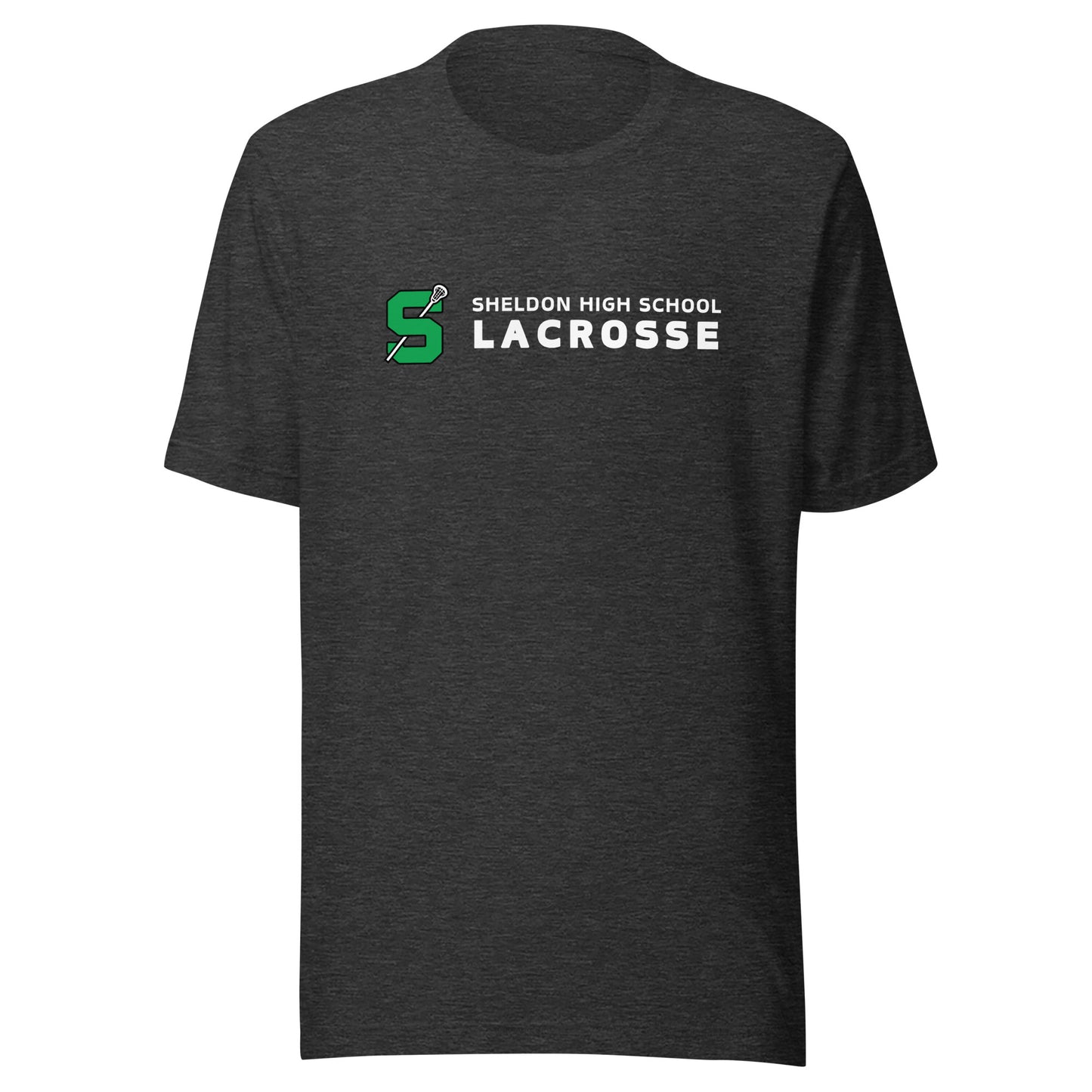 Adult Sheldon Boys and Girls Lacrosse Bella + Canvas T-shirt