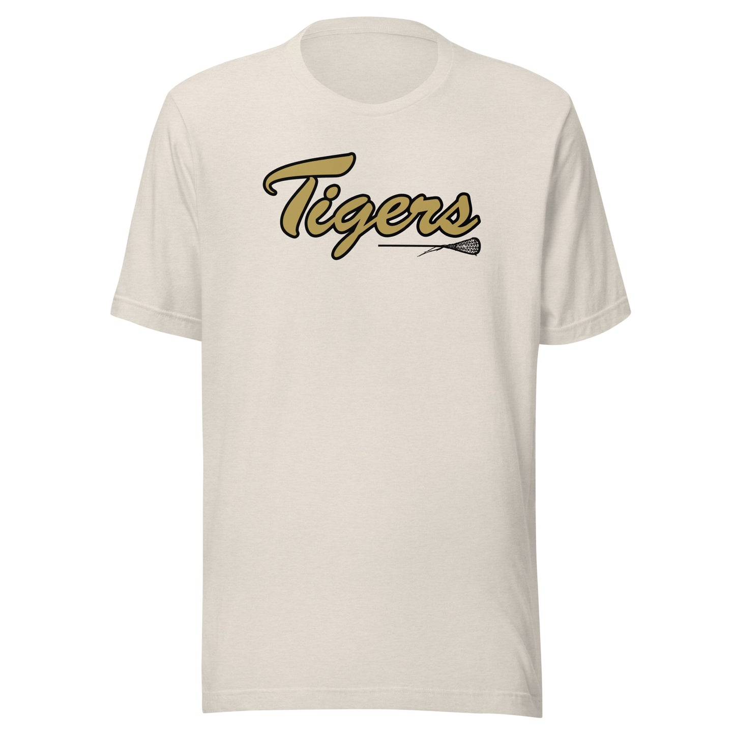 Adult Drip Tigers Lacrosse Bella + Canvas T-shirt