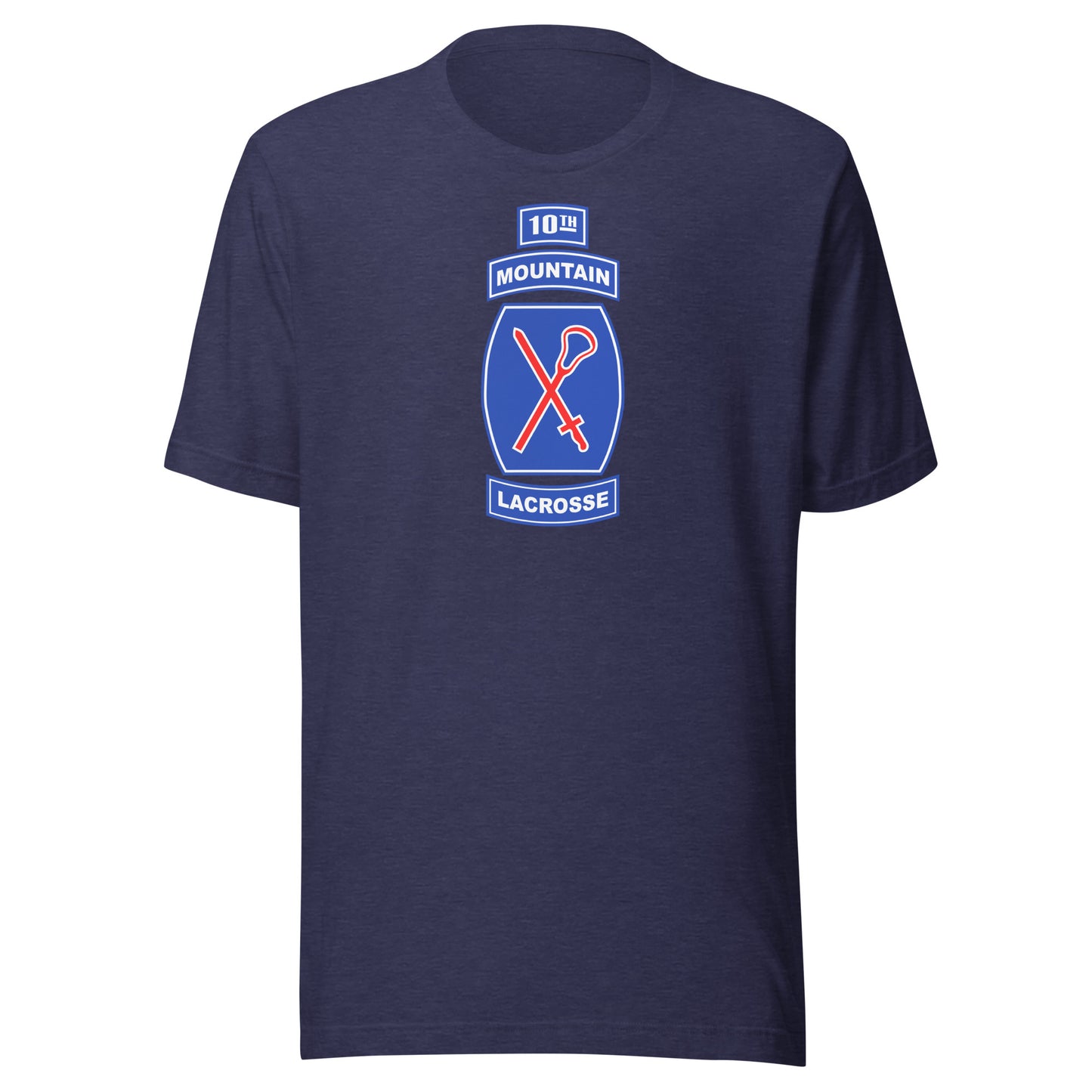 Adult 10th Mountain Lacrosse Bella + Canvas T-Shirt
