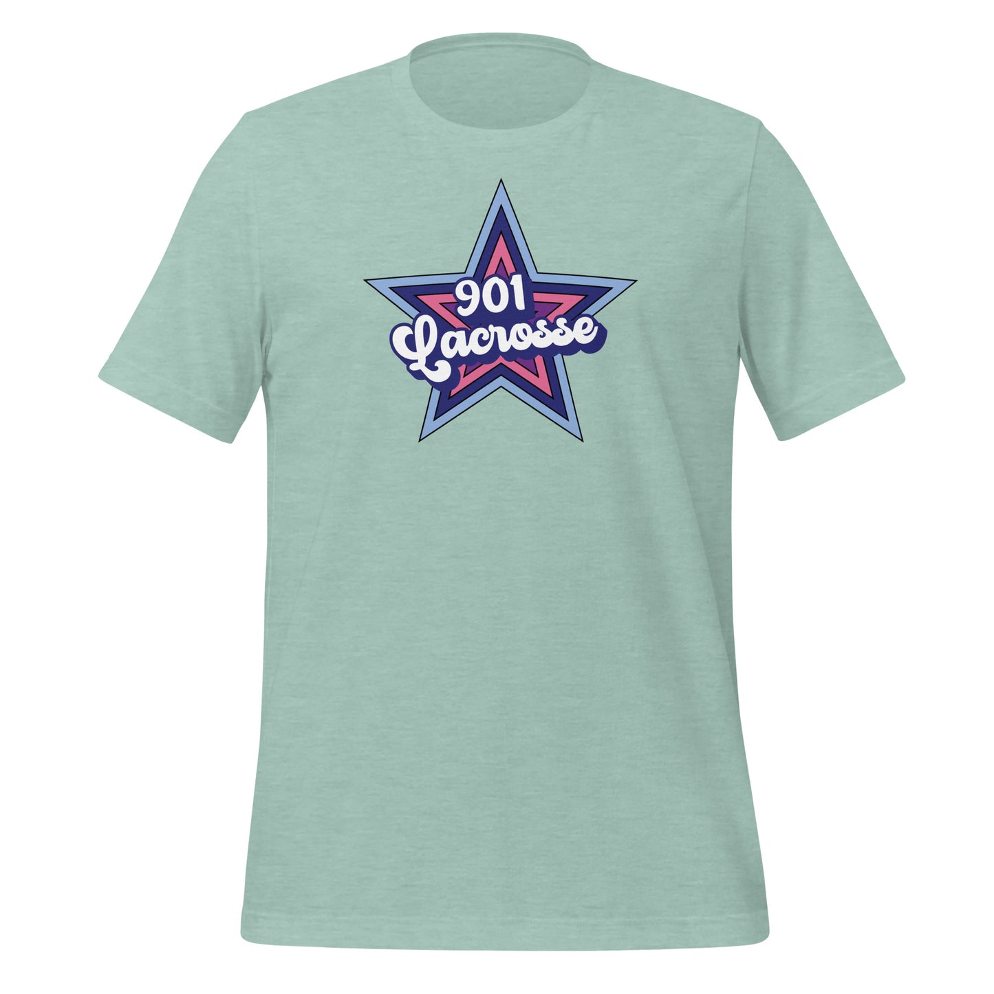Adult Stars 901 Lacrosse Bella + Canvas T-Shirt