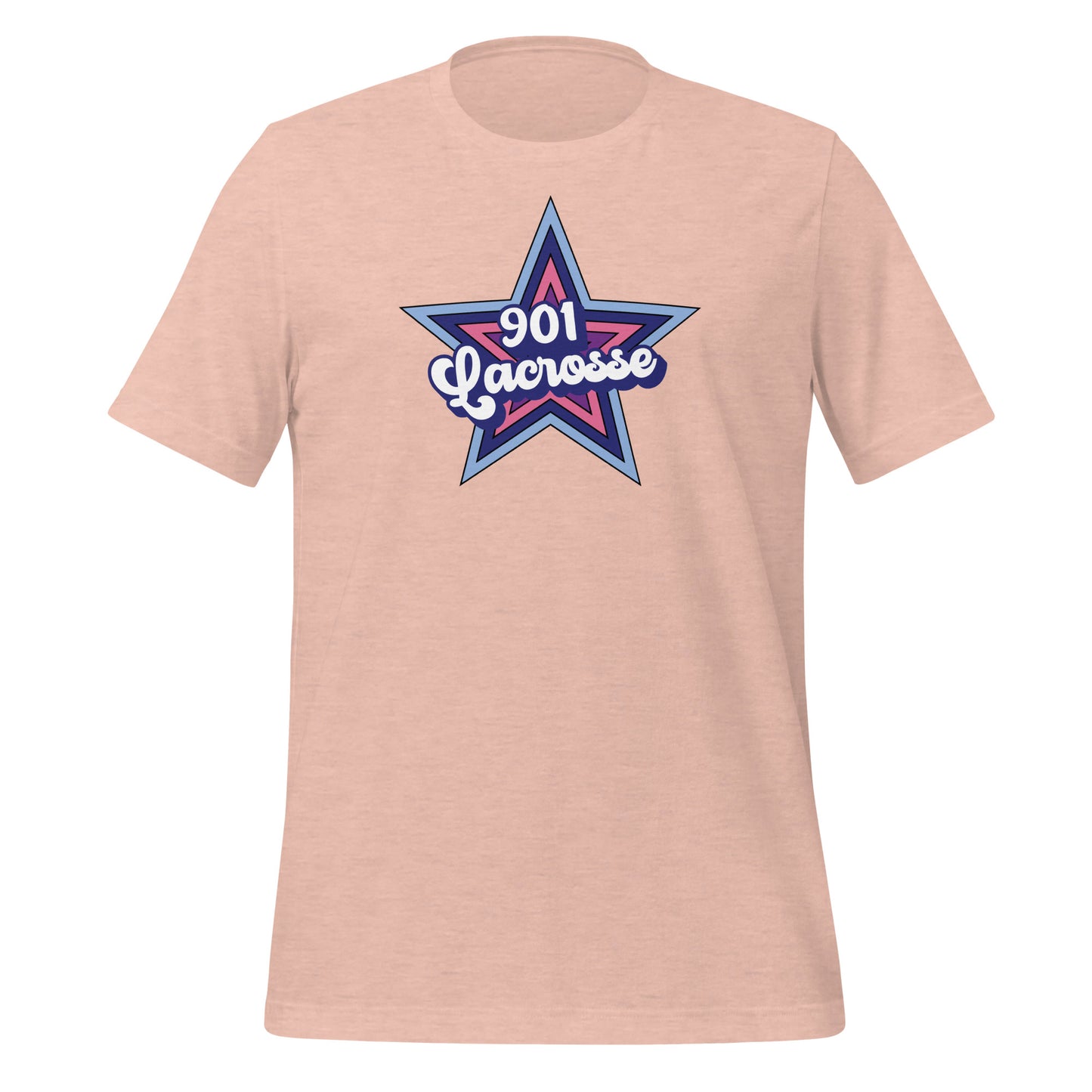 Adult Stars 901 Lacrosse Bella + Canvas T-Shirt