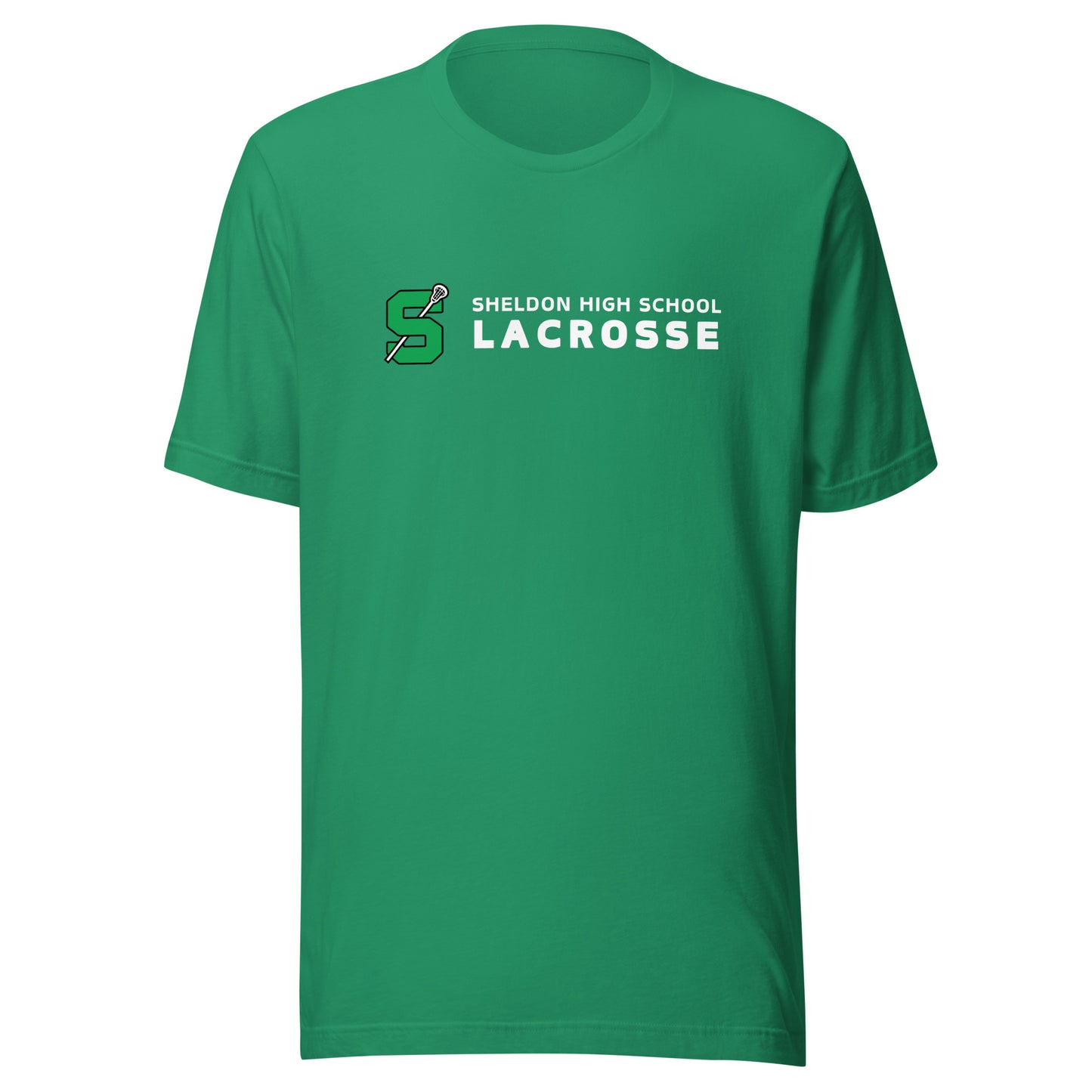 Adult Sheldon Boys and Girls Lacrosse Bella + Canvas T-shirt