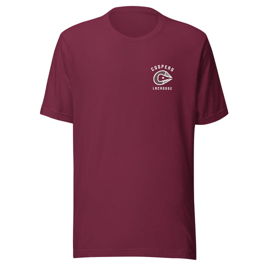 Adult Coopers Lacrosse Bella + Canvas T-shirt