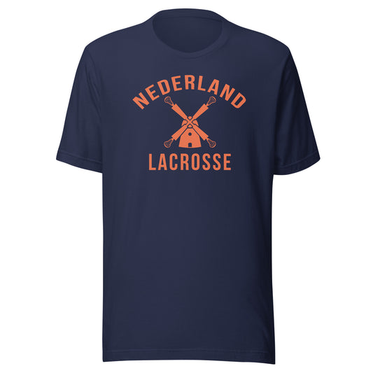 Adult Netherlands Lacrosse Bella + Canvas T-shirt