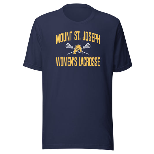Adult MSJ Lacrosse Bella + Canvas T-shirt