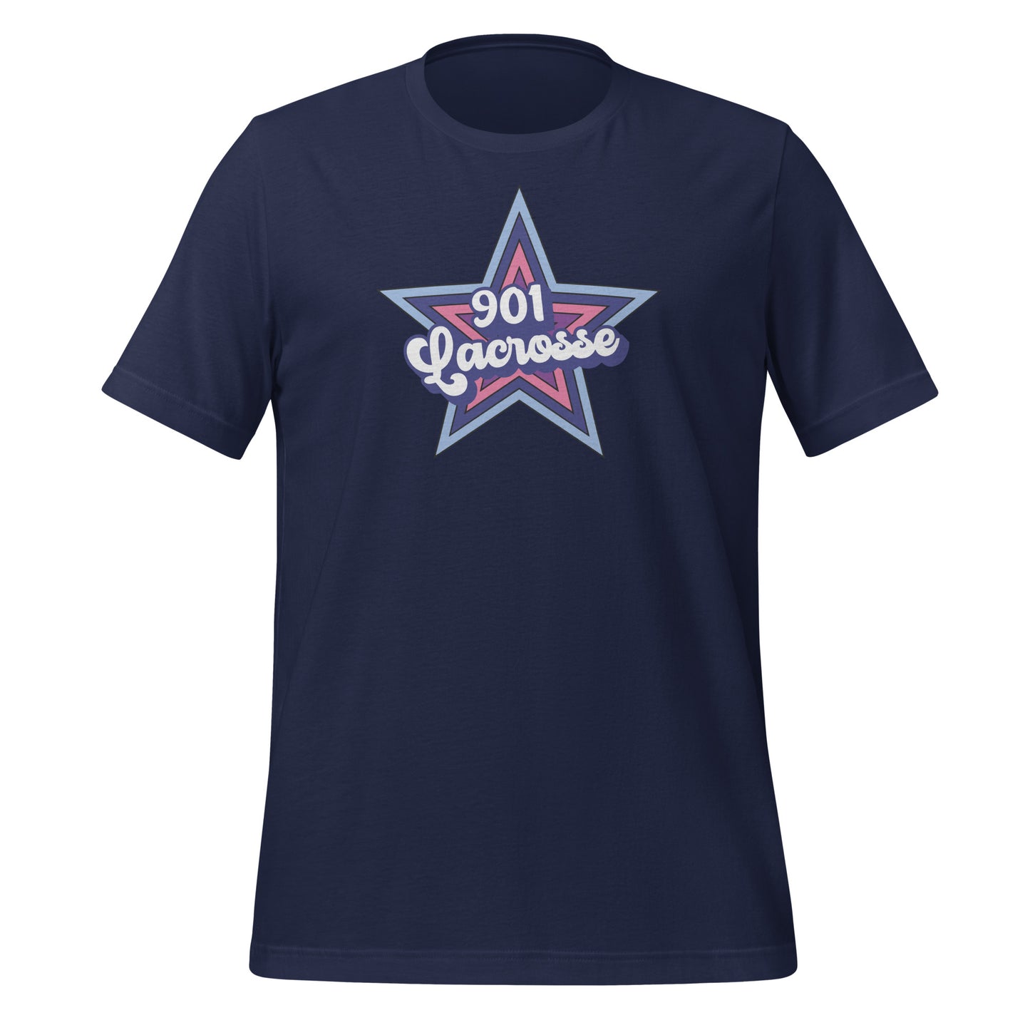 Adult Stars 901 Lacrosse Bella + Canvas T-Shirt