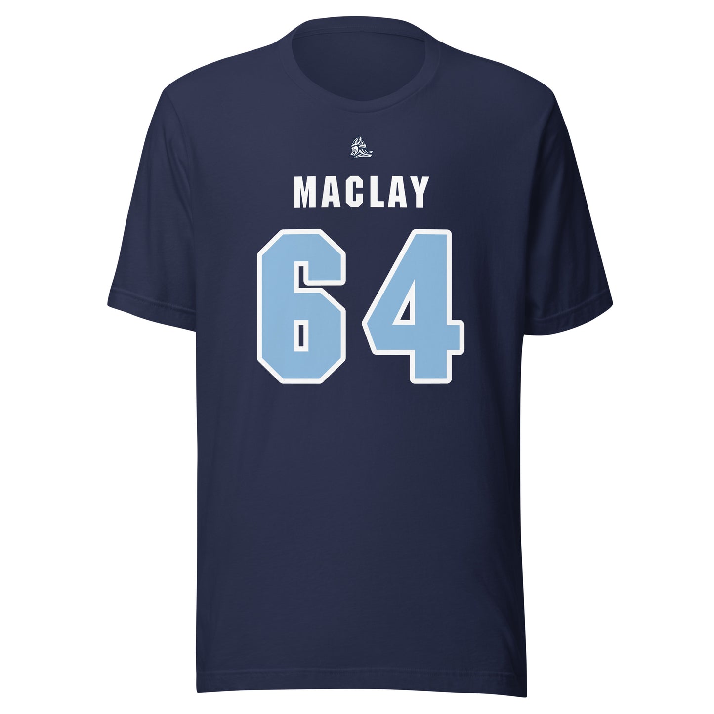 Adult Maclay Football Bella + Canvas T-shirt | Personalized