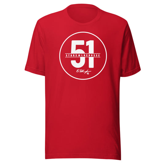 Adult 51 Stars Lacrosse Bella + Canvas T-Shirt