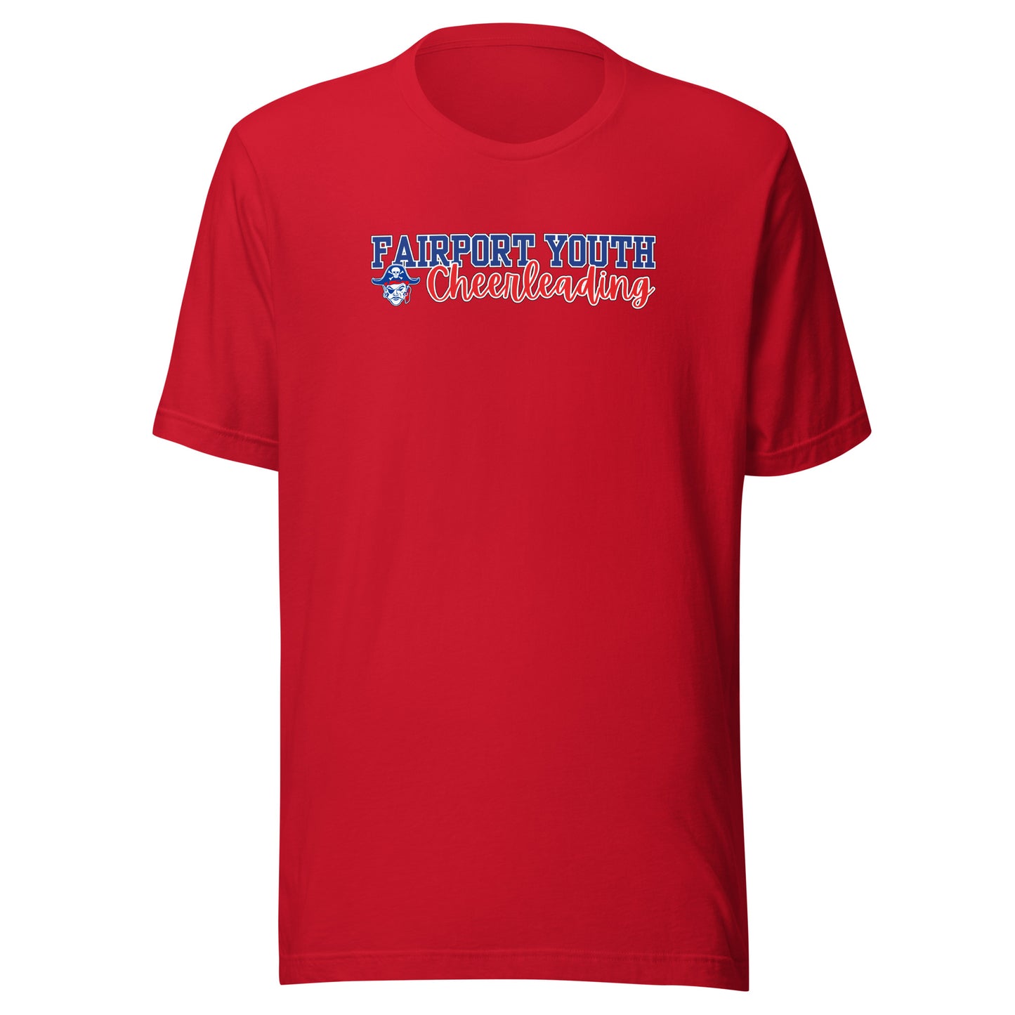 Adult Fairport Football and Cheer Bella + Canvas T-shirt