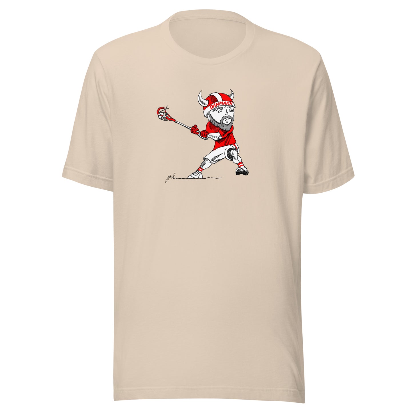 Adult Denmark Lacrosse Bella + Canvas T-shirt
