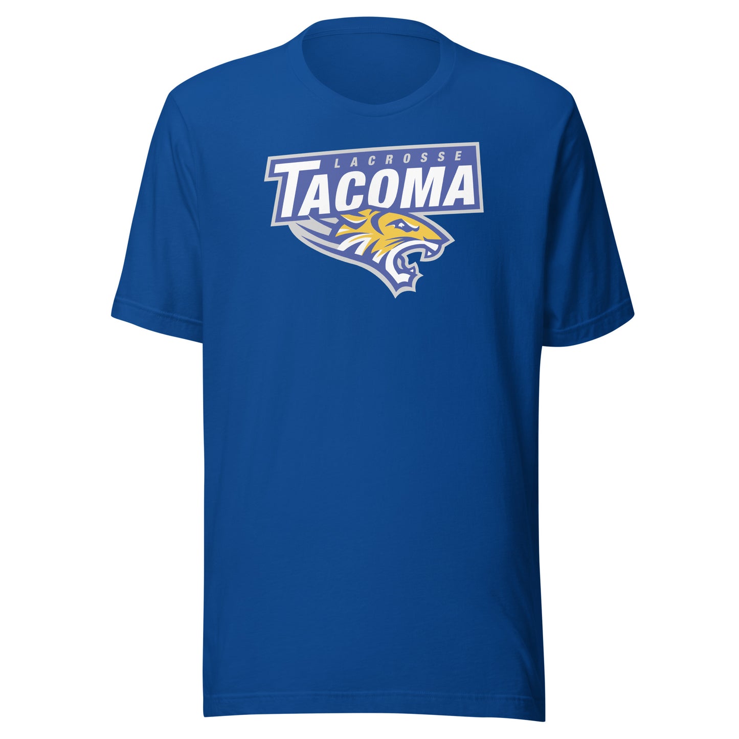 Adult Tacoma Tigers Lacrosse Bella + Canvas T-shirt