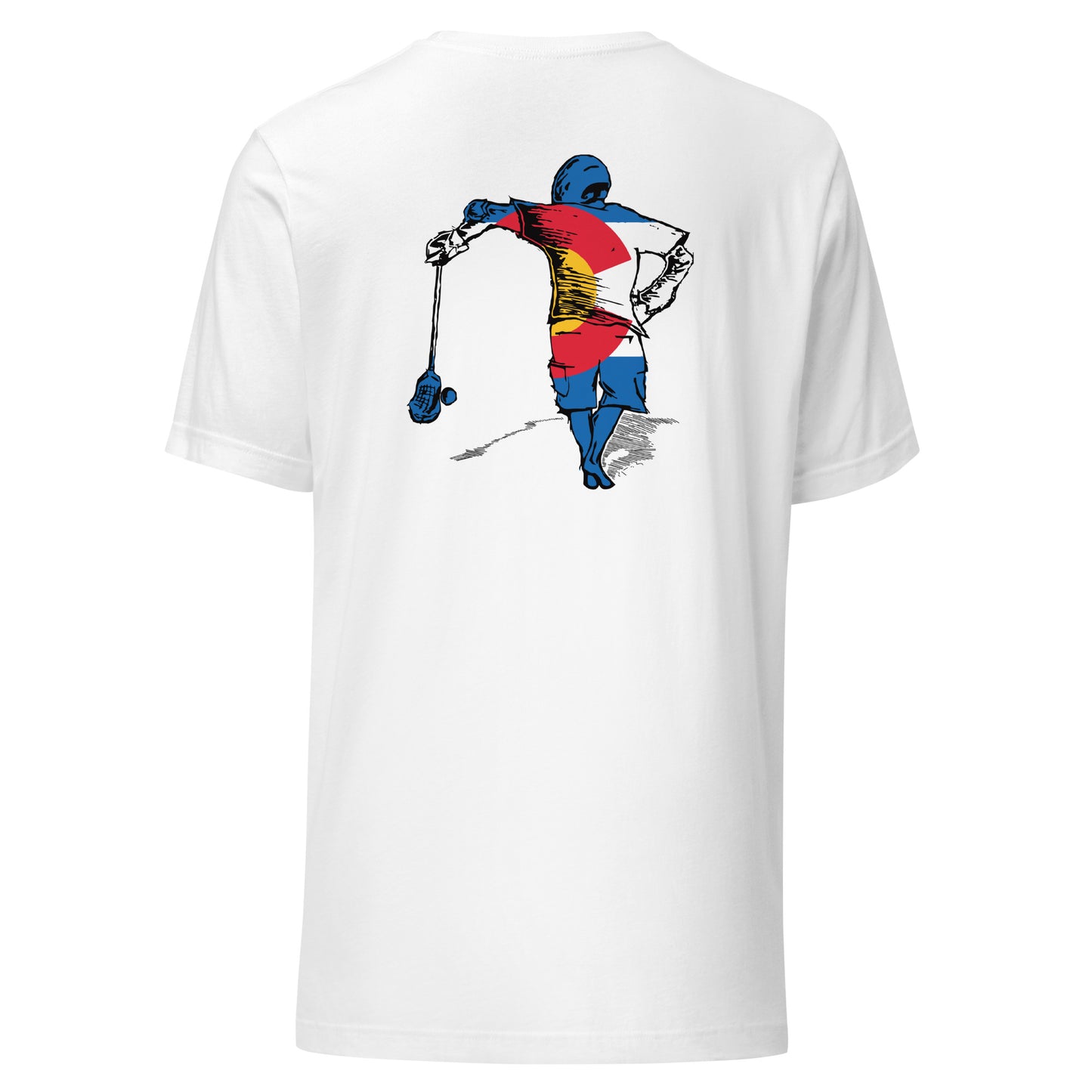 Adult POWLAX Bella + Canvas T-Shirt (Front & Back)