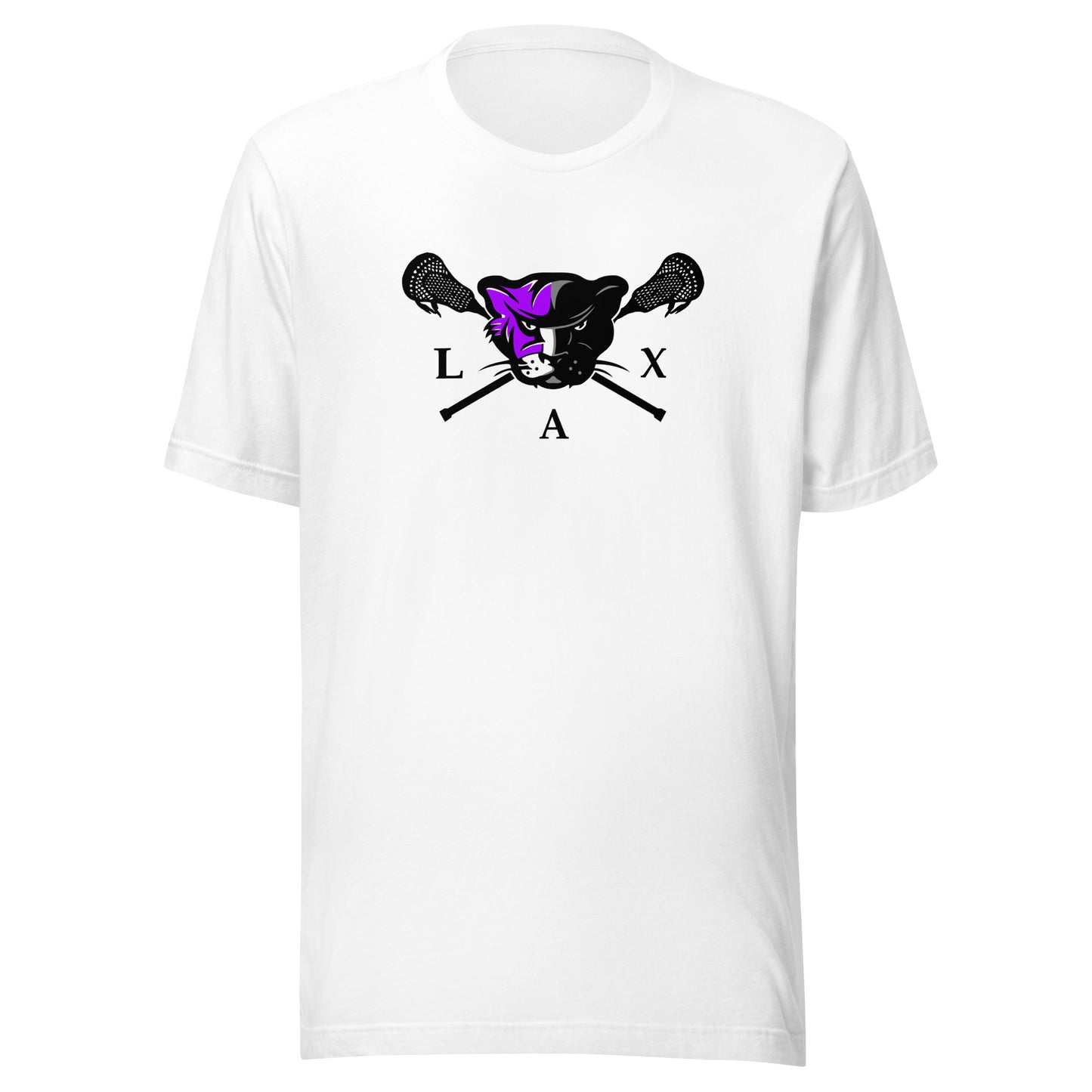 Adult LaxCats Bella + Canvas T-shirt - Extended Sizing