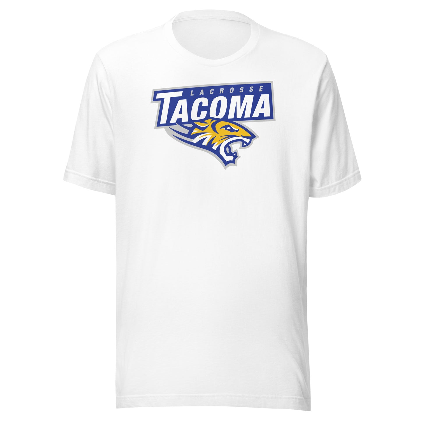 Adult Tacoma Tigers Lacrosse Bella + Canvas T-shirt