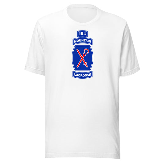 Adult 10th Mountain Lacrosse Bella + Canvas T-Shirt
