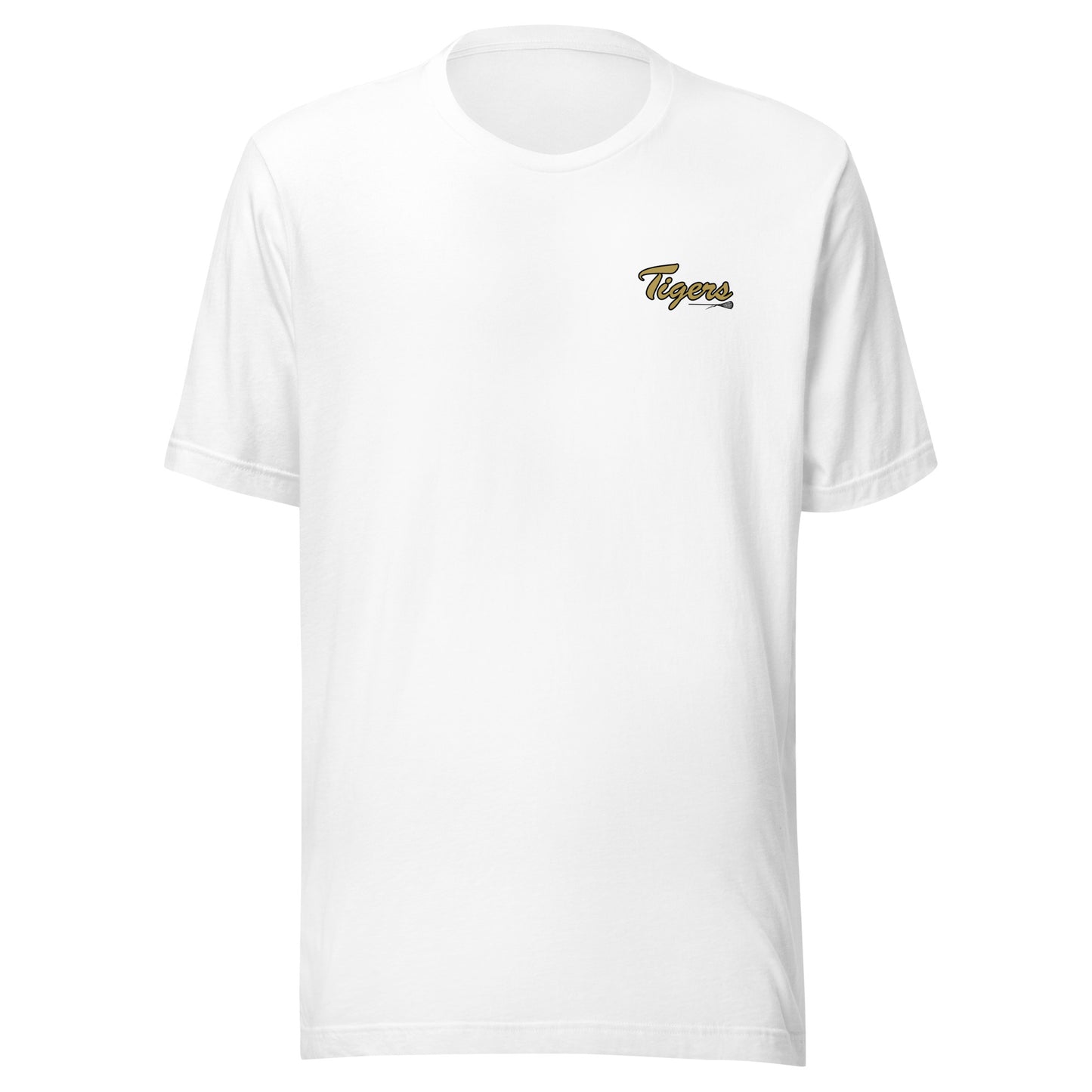 Adult Drip Tigers Lacrosee Bella + Canvas T-shirt