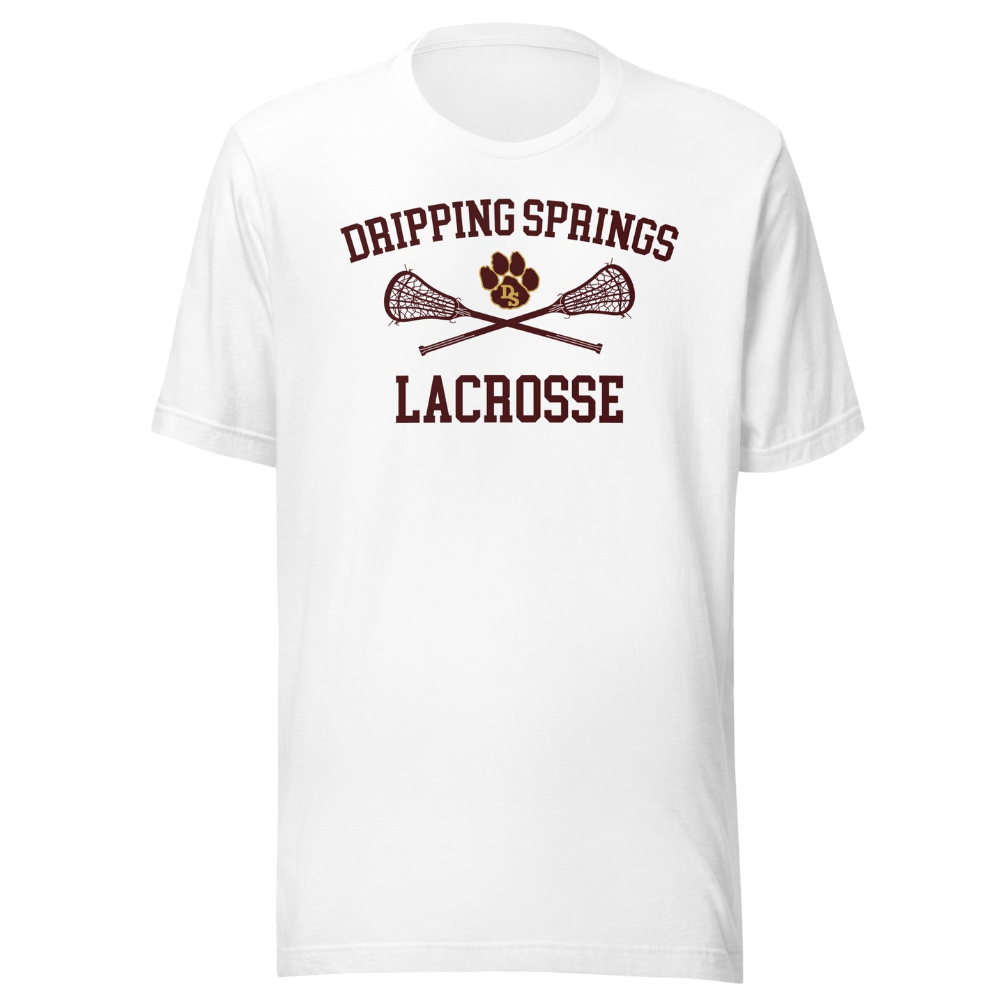 Adult Drip Tigers Lacrosse Bella + Canvas T-shirt